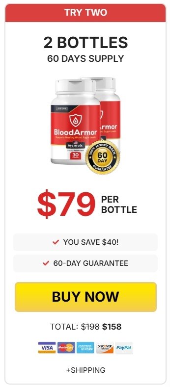 BloodArmor pricing for 1 bottle starter pack