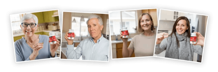 Real customer chat messages showing positive results with BloodArmor